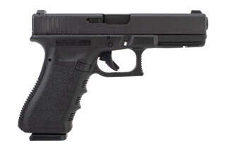 GLOCK G17 9MM G3 features a polymer frame with textured grip